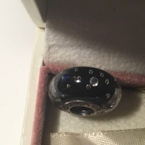 Pandora  "Midnight Effervescence"Clear CZ